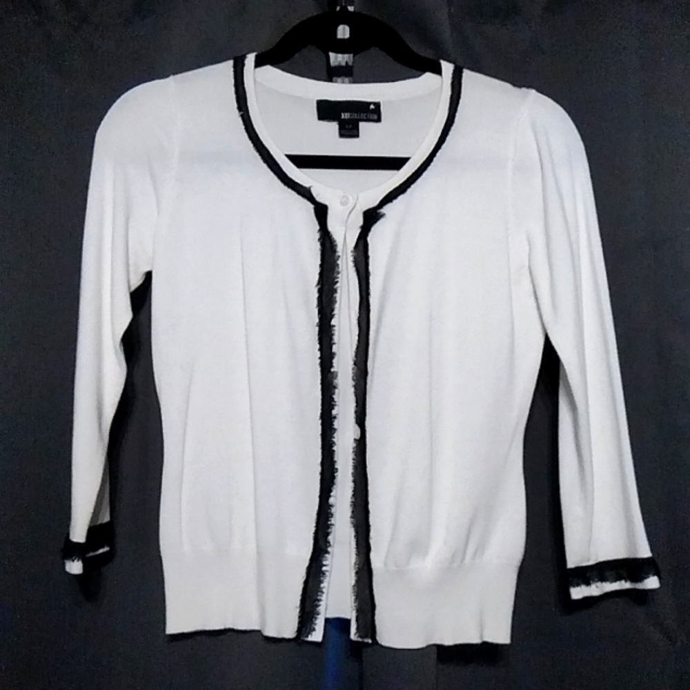 XXI Collection Cardigan S White